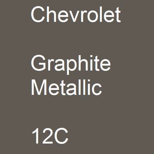 Chevrolet, Graphite Metallic, 12C.